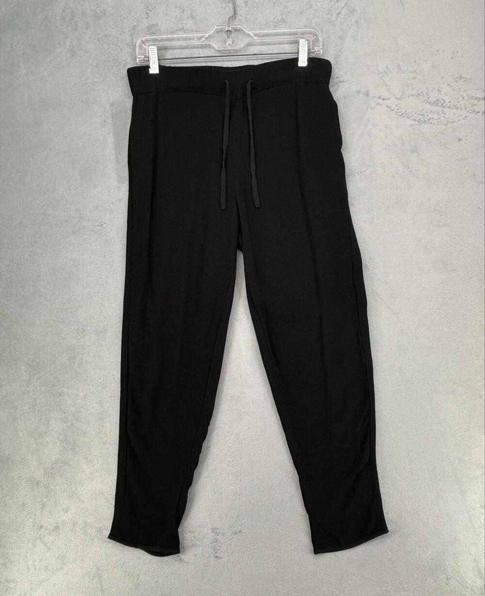 Kate Spade Pants Women’s 2 Black Jogger Crepe Elastic Waist Drawstring Pockets